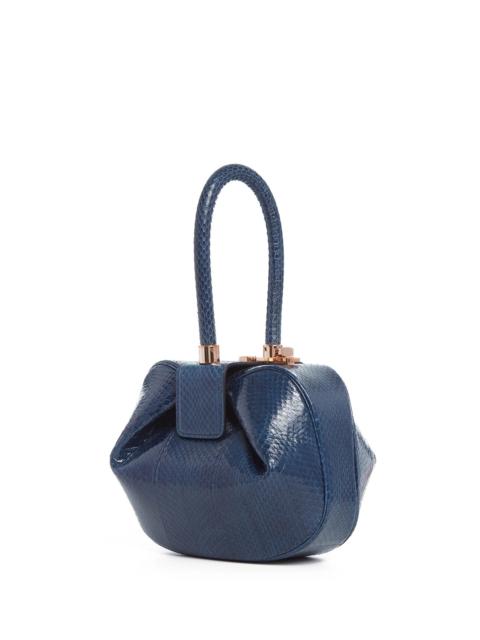GABRIELA HEARST Nina Bag in Navy Snakeskin