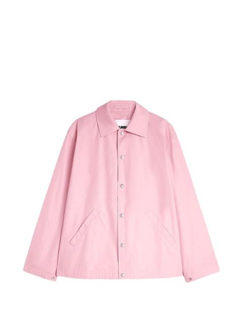 Jil Sander button logo shirt jacket