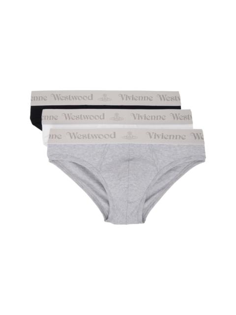 Vivienne Westwood Three-Pack Multicolor Slip Band Briefs
