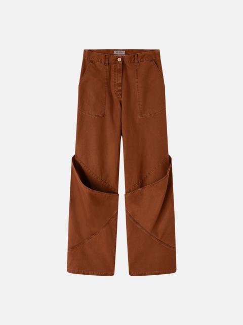 THE ATTICO KHAKI LONG PANTS