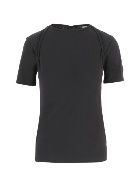 JACQUEMUS short-sleeve button T-shirt