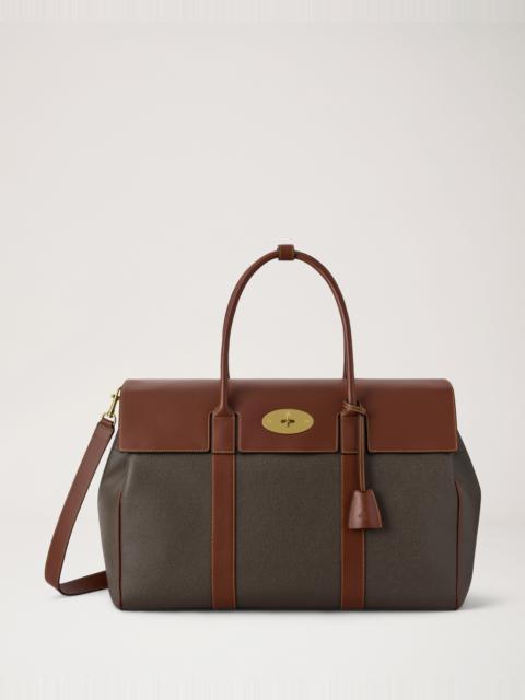 Mulberry Piccadilly Holdall Mole & Cognac Bio Based Scotchgrain