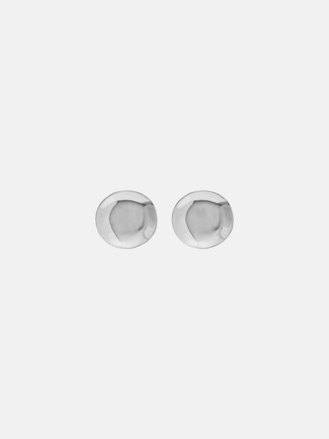 PHOEBE PHILO Medallion Dish sterling silver earrings