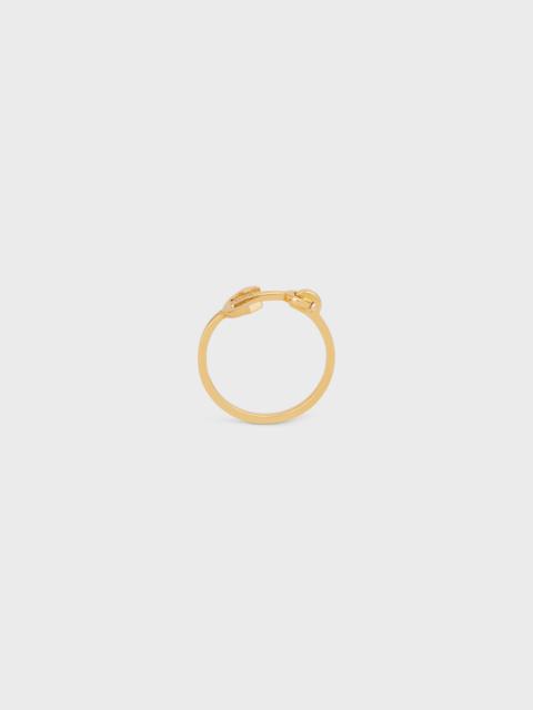 CELINE Ancre Celine Ring in Brass with Gold Finish