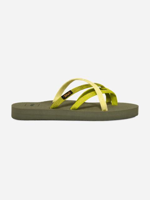 Teva Women's Olowahu Flip-Flop Sandals in Black