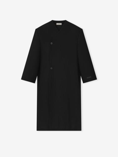 Fear of God Double Weave Wool Double Breasted Lapelless Coat