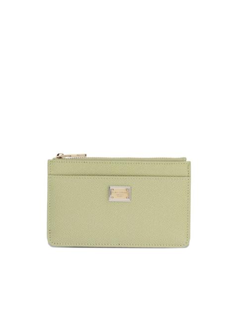 Dolce & Gabbana logo-plaque wallet