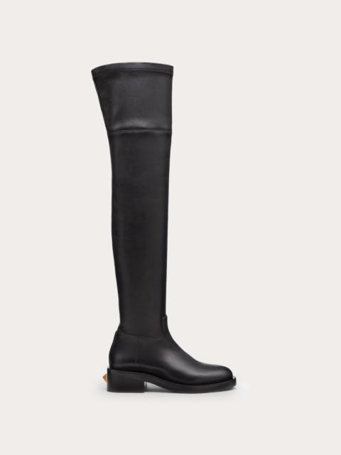 ROMAN STUD STRETCH NAPPA OVER-THE-KNEE BOOT 30MM