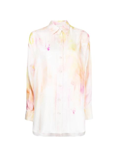 tie-dye pattern shirt