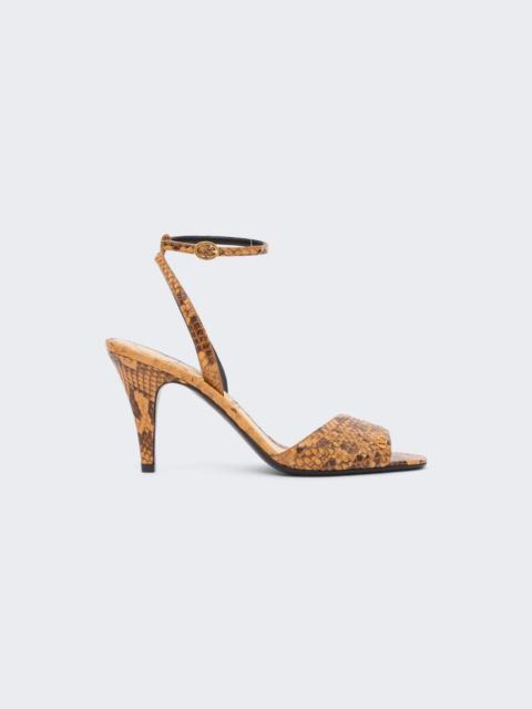 Valentino Ladycrush Sandal Python
