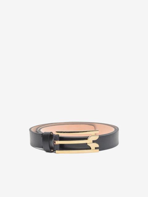 Victoria Beckham logo-buckle belt