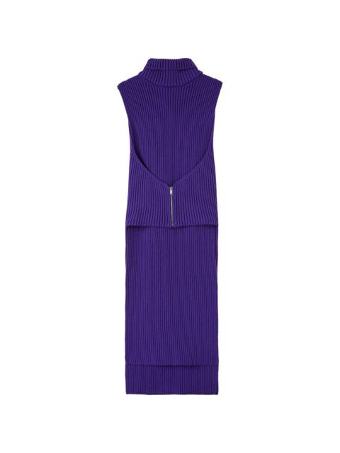 ワンピース JIL SANDER Purple Blend Sweater Dress Jil Sander Purple Blend Sweater Dress (Jil Sander/ワンピース