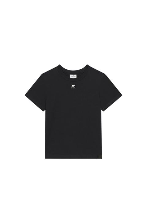 courrèges Logo cotton t-shirt