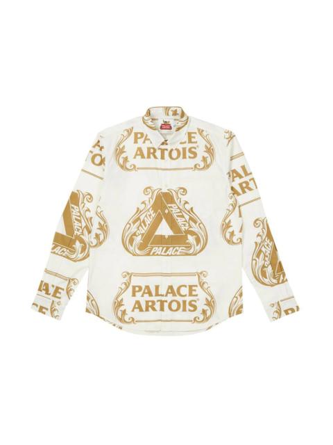 PALACE Palace Stella Artois Oxford Shirt White/Gold