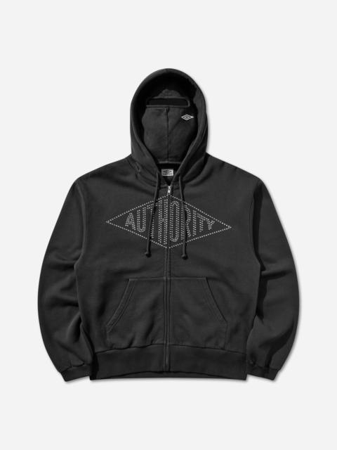 umbro Authority Zipped Hoodie Black
