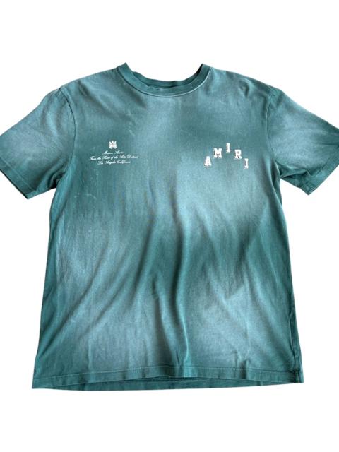 AMIRI Collegiate Logo T-Shirt "Green & White" AMJYTE1002 100