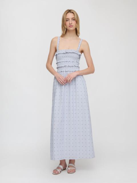 Hill House Home The Analiese Nap Dress - Blue Swiss Dot