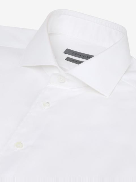 CORNELIANI White cotton twill shirt