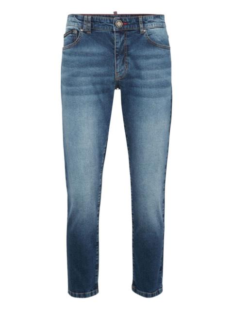 PHILIPP PLEIN Greatness embroidered logo jeans