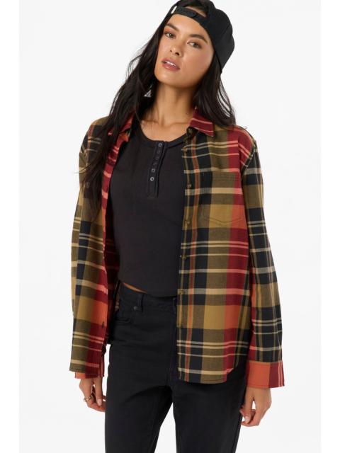 O'Neill Logan Flannel Shirt Long Sleeve Top