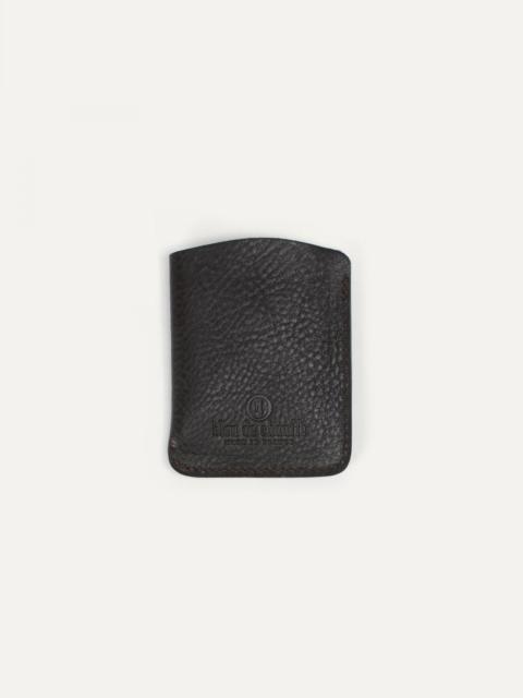 Bleu de Chauffe INTRO BUSINESS CARD HOLDER  -  DARK BROWN