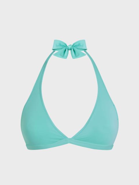 Vilebrequin WOMEN HALTER BIKINI TOP SOLID
