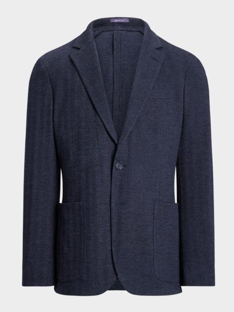 Ralph Lauren Men's Hadley Hand-Tailored Herringbone Jacket