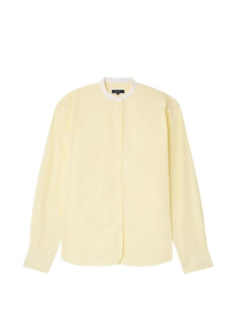 soeur Bermudes band-collar shirt