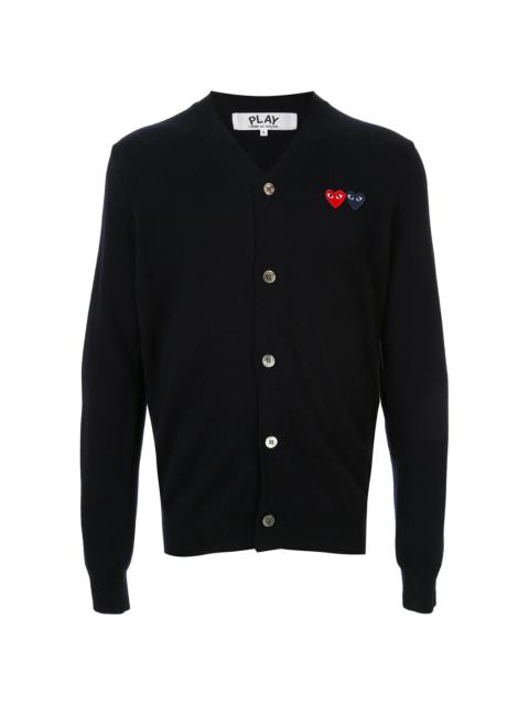 Comme des Garçons PLAY embroidered logo cardigan