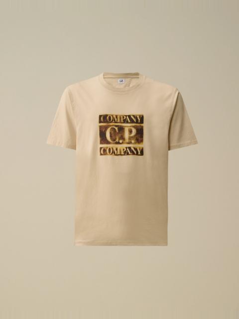 C.P. Company 30/1 Jersey Short Sleeve Faded Logo T-Shirt