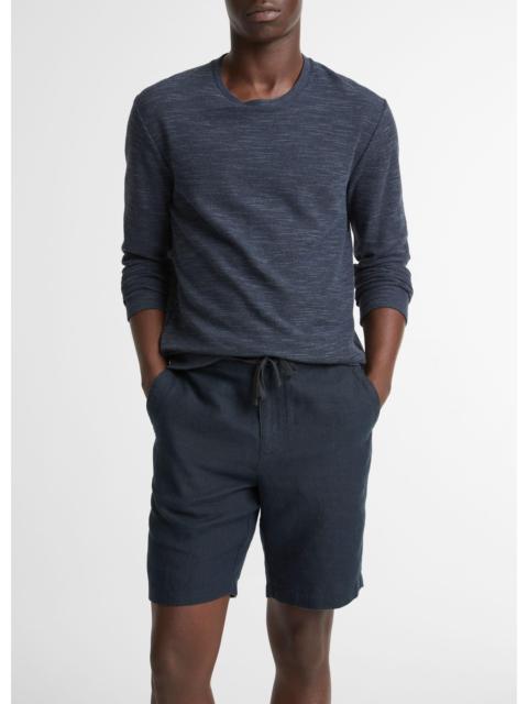 Vince Double-Knit Cotton-Blend Long-Sleeve Shirt