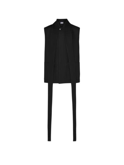 Off-White Wool long collar tailor vest
