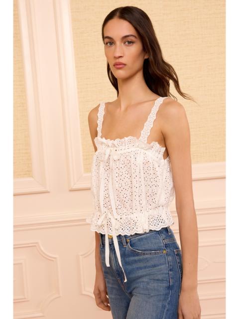 ULLA JOHNSON Isola Cotton Top