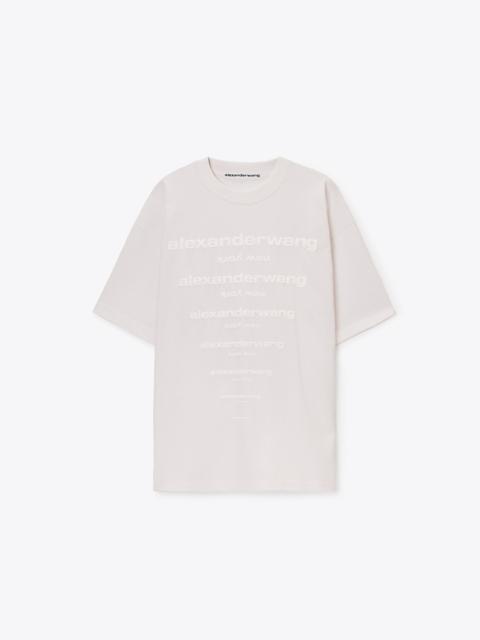 Alexander Wang gradient logo tee