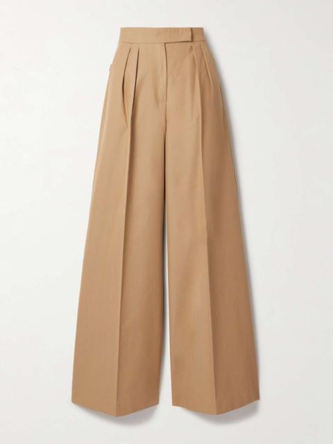 Lvr Exclusive Camel Flannel Wide Pants