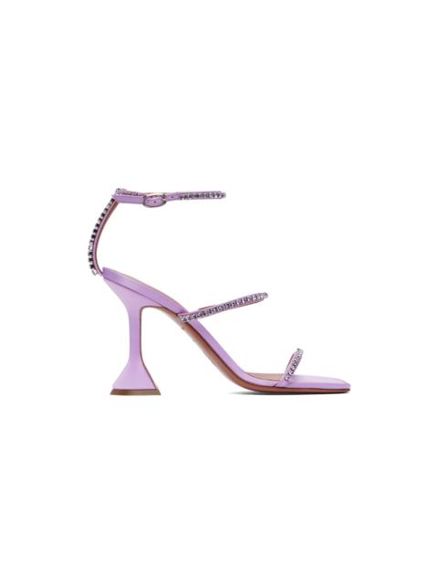 Purple Gilda Heeled Sandals