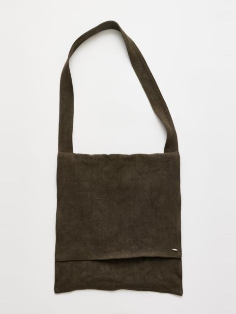 Our Legacy Grande Slack Bag Dry Olive Airy Linen