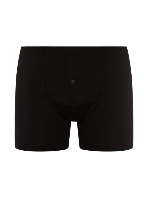 HANRO Cotton Sensation Long Leg Boxer Brief With Fly