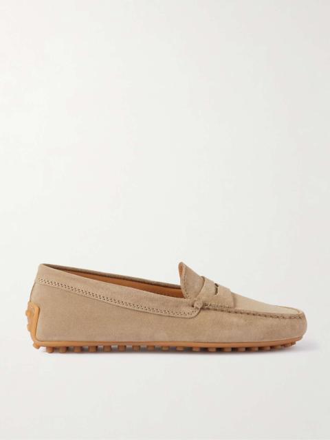Tod's Gommino suede loafers