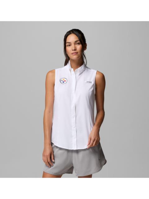 Columbia Women's PFG Tamiami Sleeveless Shirt - Pittsburgh Steelers
