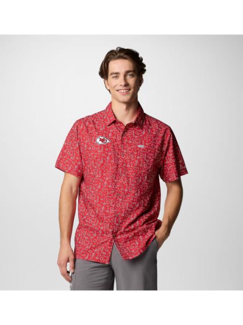Columbia Men's PFG Super Slack Tide Short Sleeve Shirt - Kansas City Chiefs
