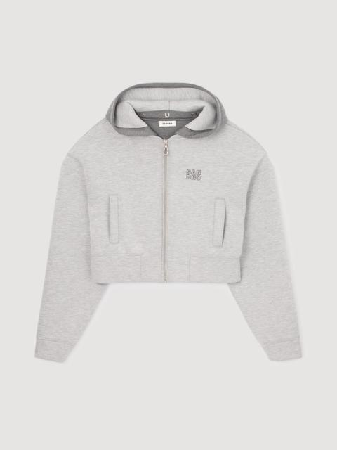 HOODED SWEATSHIRT JACKET