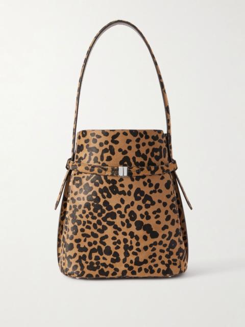 TOTEME Belted leopard-print cow hair tote Leopard print