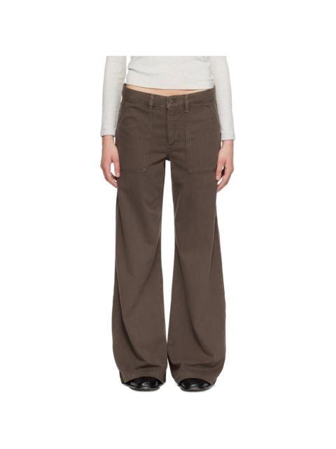 JEANERICA Brown Guell Trousers