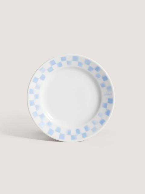 Maison Kitsuné CHECKERBOARD PORCELAIN DESERT PLATE