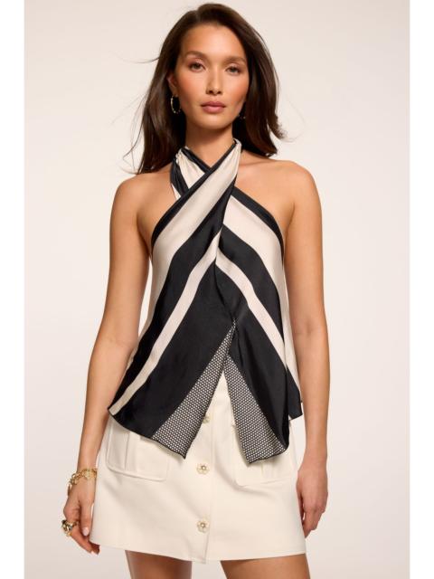 RAMY BROOK Kylie Printed High Neck Top