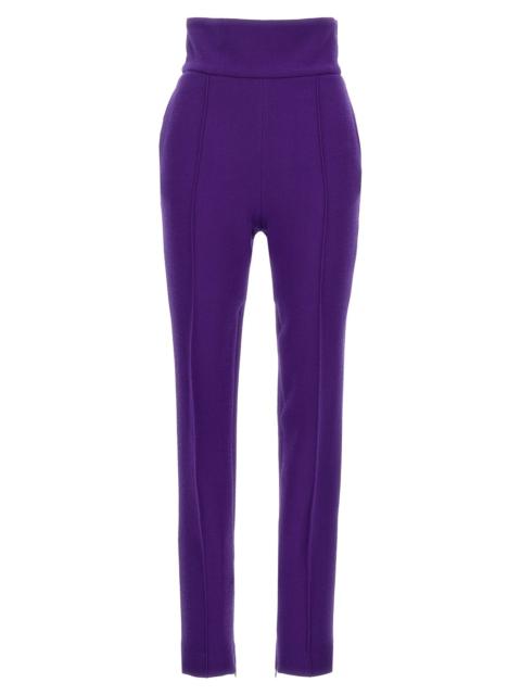 Tailored Trousers Pants Purple