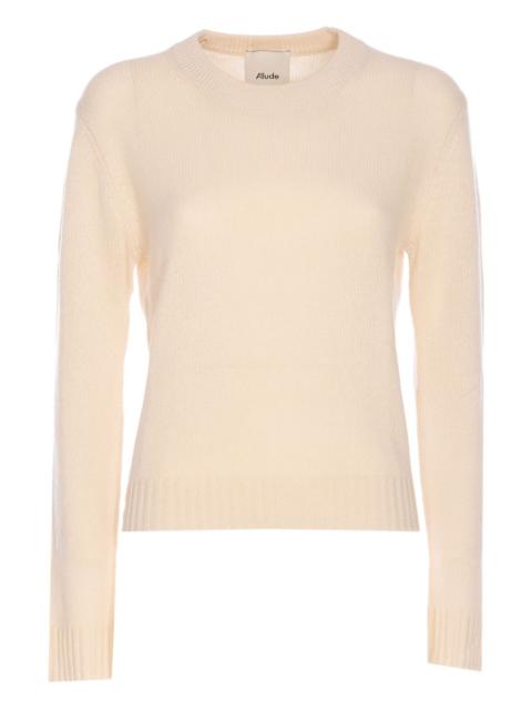 Allude ribbed crew-neck sweater