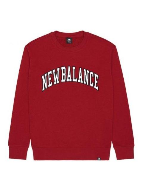 New Balance New Balance Men's New Balance Alphabet Printing Round Neck Casual Pullover Red MT03515-NCR