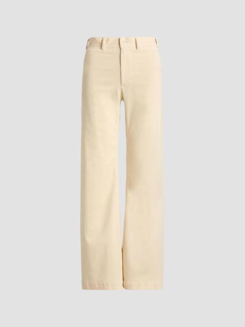 Polo Ralph Lauren Women's Beaton High-Rise Corduroy Flared Pants - Natural